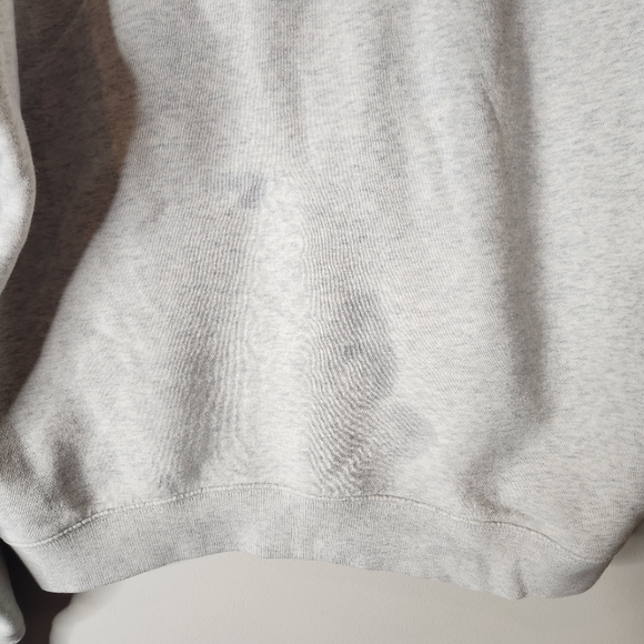 Figs Heather Grey Off-Shift Hoodie Sweatshirt Size Medium - Picture 3 of 8